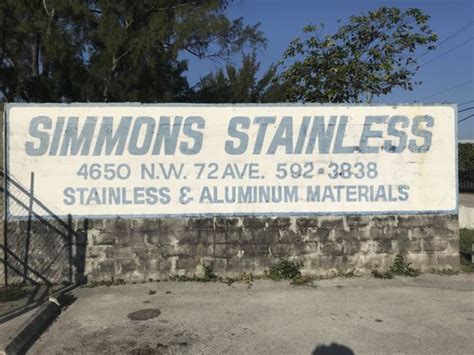 simmons sheet metal|simmons surplus stainless.